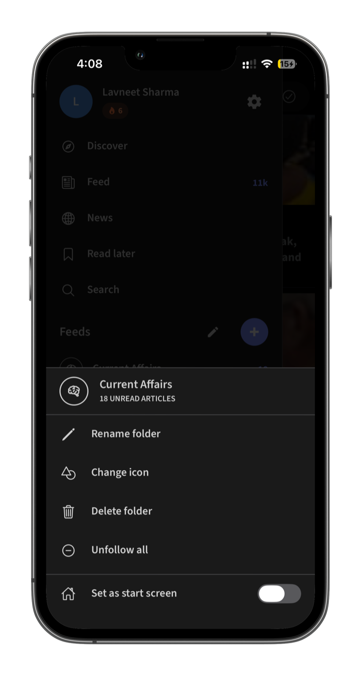 Folders and tags. Everything findable later.